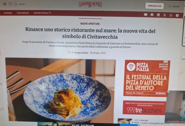 Il ristorante “Esterina” sulle pagine del prestigioso “Gambero Rosso”