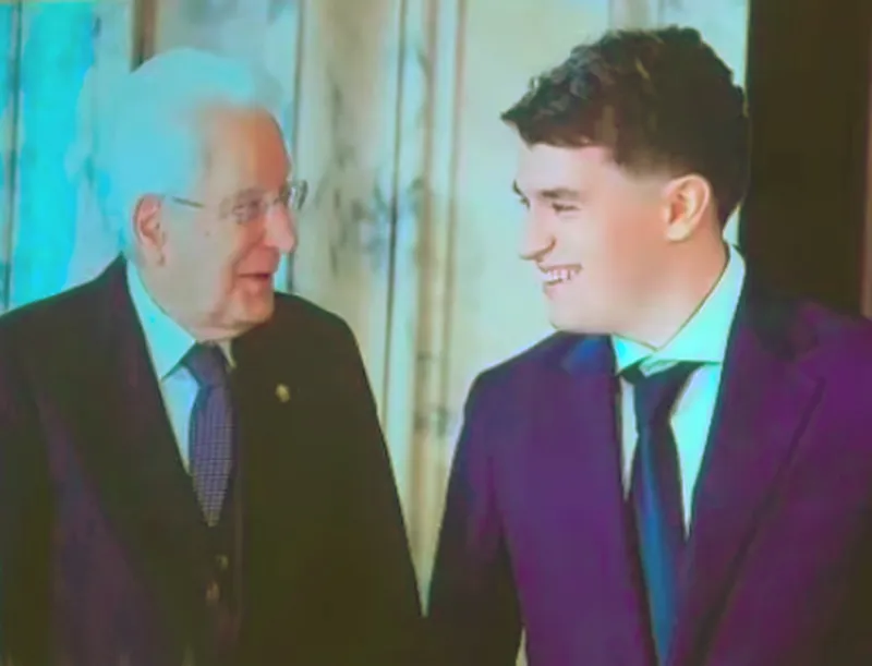 Orgoglio a Casal Palocco: il neo diplomato Tommaso Piccolo nominato Alfiere del Lavoro dal Presidente Mattarella