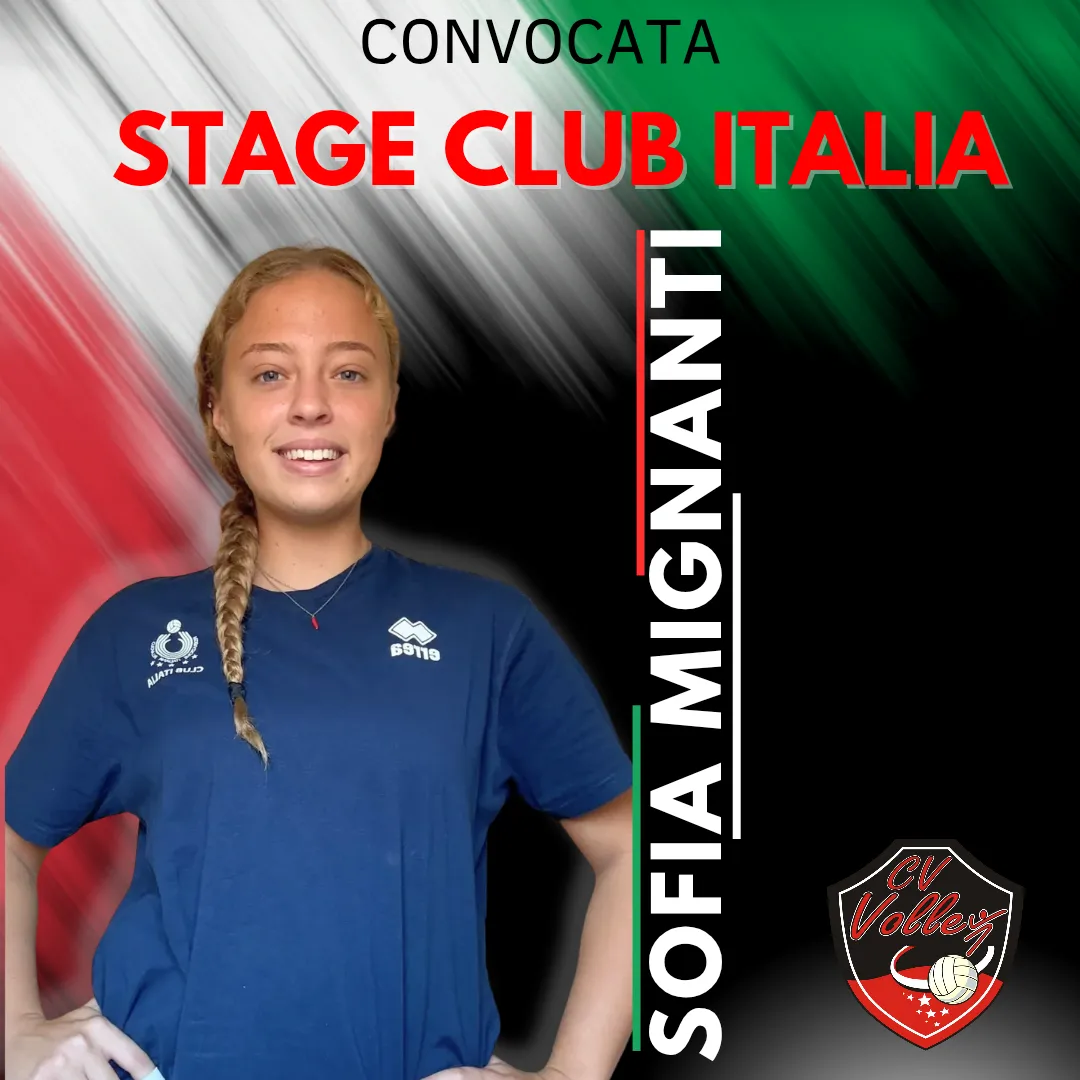 Pallavolo, Mignanti della Cv Volley fa tris con il Club Italia del Centro - TRC Giornale