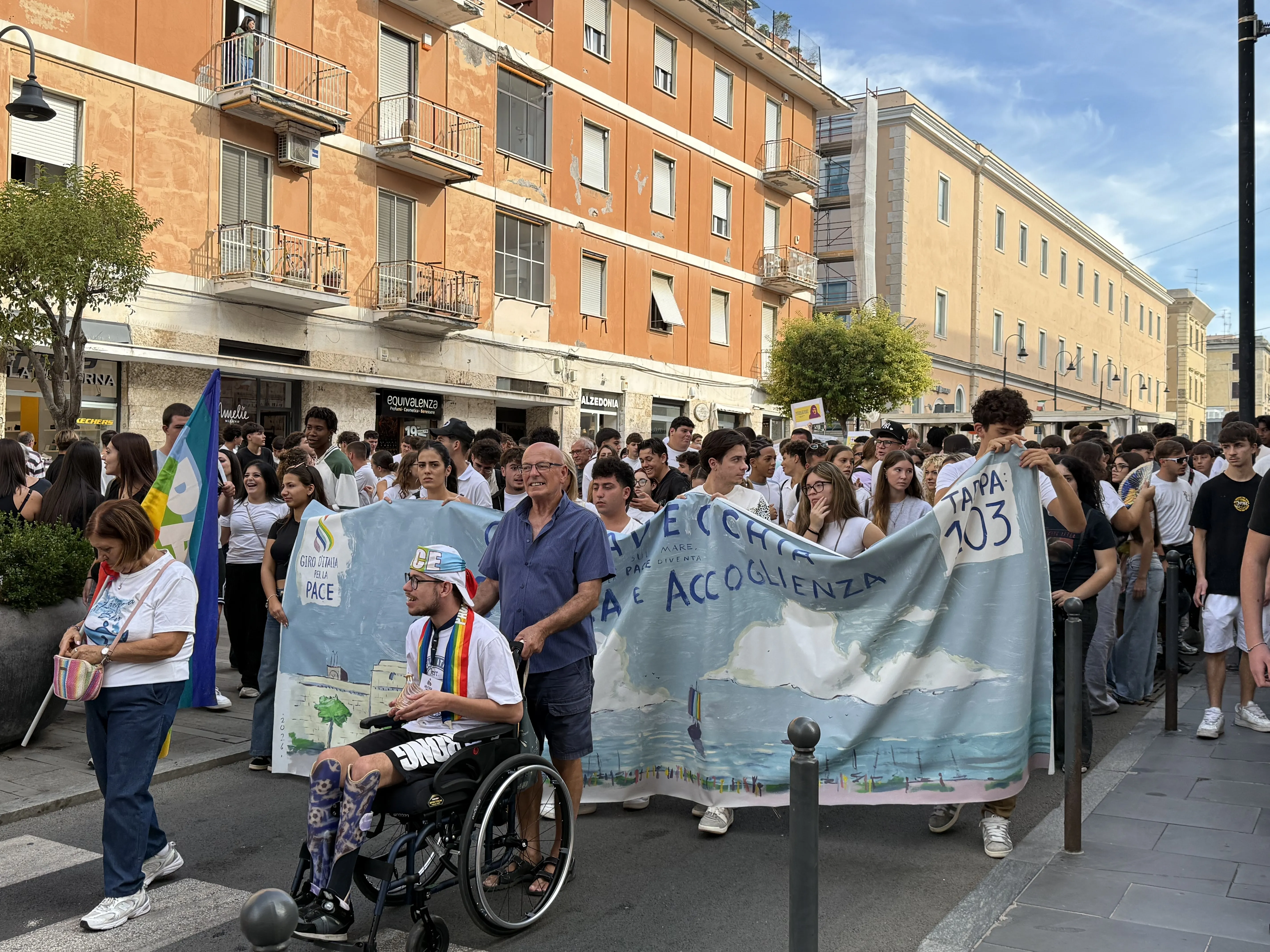 Giro d'Italia per la Pace, due giornate contro la guerra a Civitavecchia - TRC Giornale