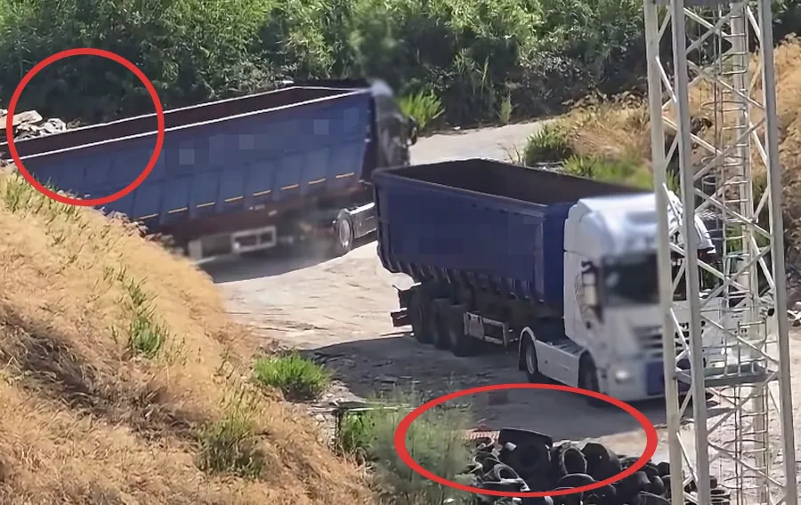 Rifiuti speciali sepolti a ridosso delle case: (VIDEO) shock a Valle Galeria, mostrano camion e ruspa in azione