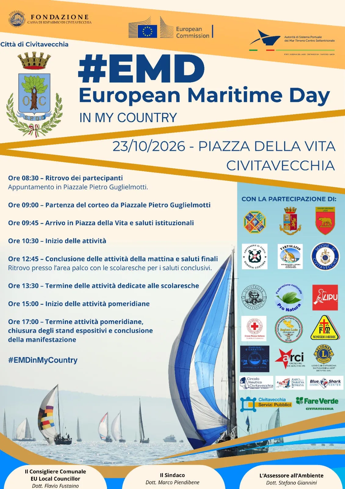 Civitavecchia celebra il mare con European Maritime Day In My Country 2026 - TRC Giornale