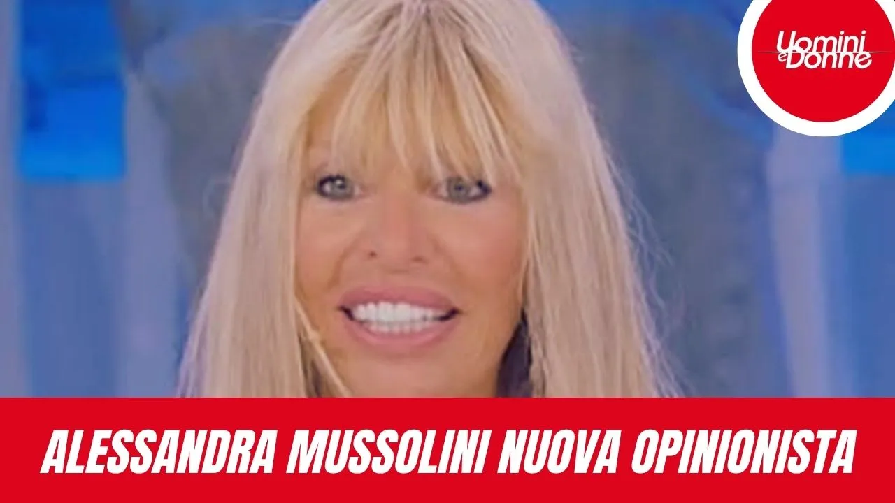 Alessandra Mussolini nuova opinionista di Uomini e Donne: l'annuncio di Maria De Filippi, quando inizia