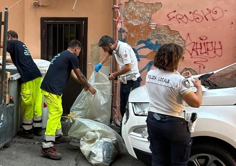 Rifiuti e raccolta differenziata, pioggia di verbali sui ristoranti di Anzio